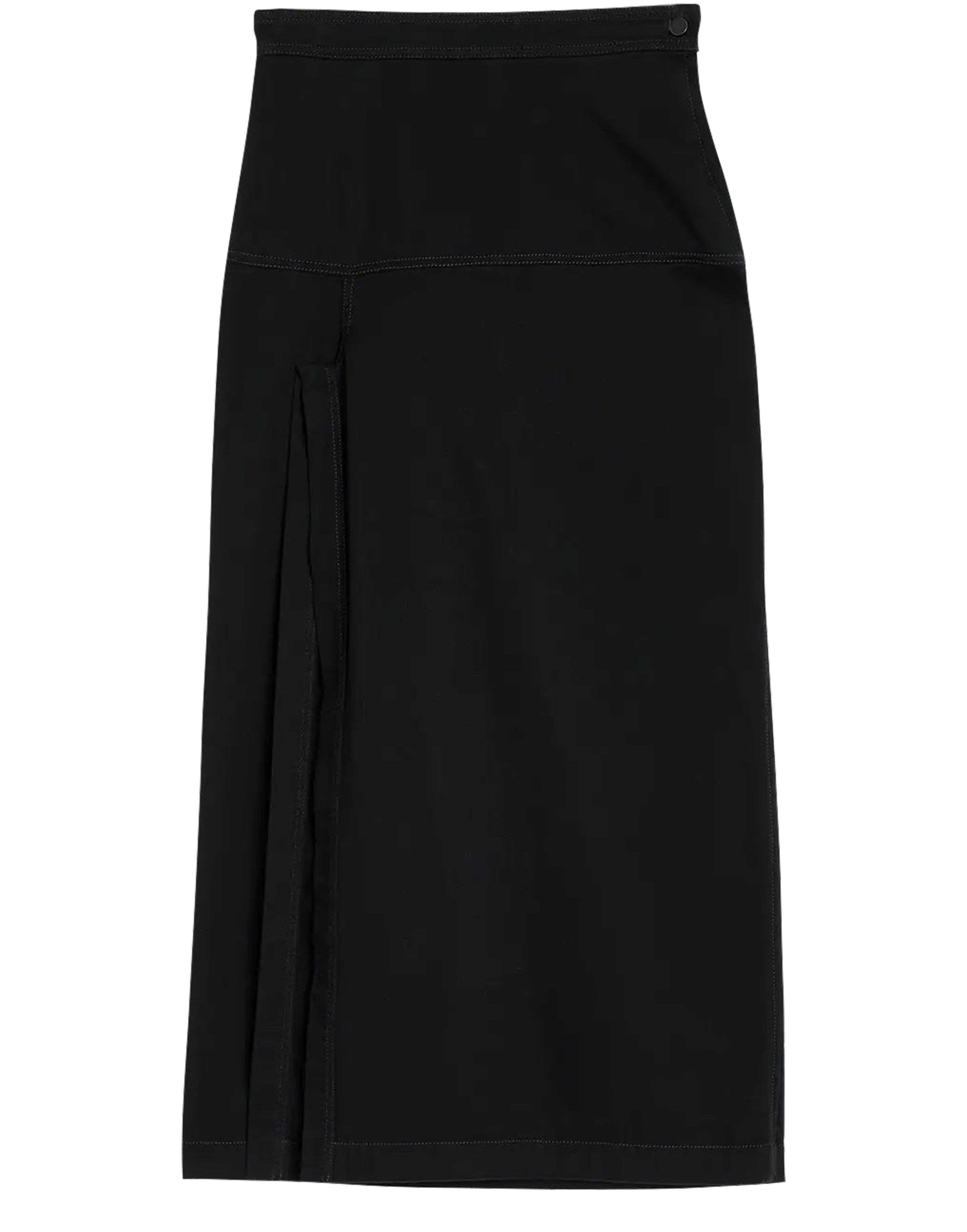 Midi skirt with slit
