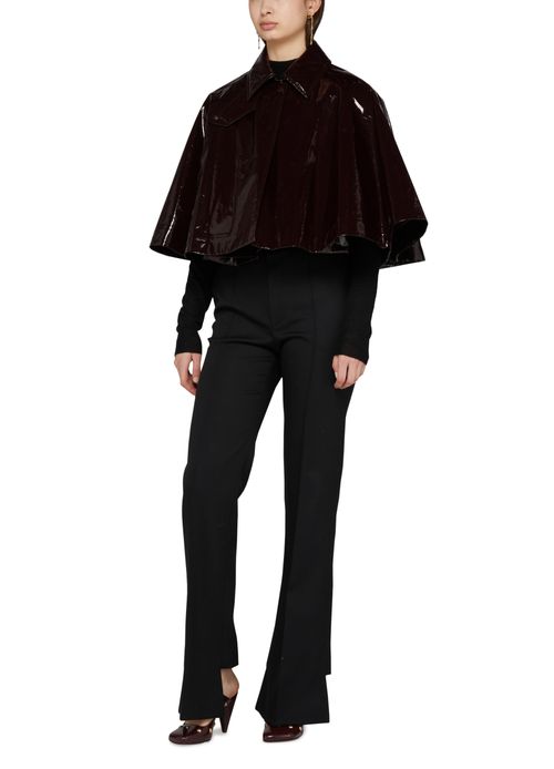CHLOE Cropped waxed jacket