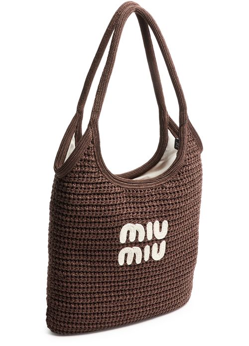 MIU MIU Ivy crochet tote bag