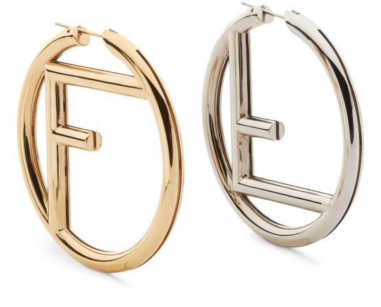 fendi hoop earrings