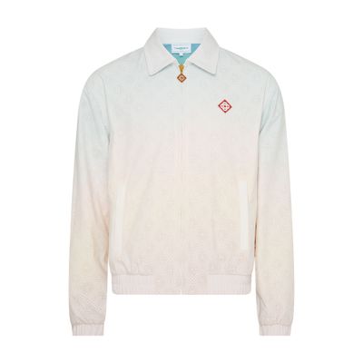 Casablanca Monogram Perforated Jacket In Multicolor