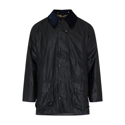 Barbour Reelin Wax Jacket Aw25 Wax Cot Outw In Navy