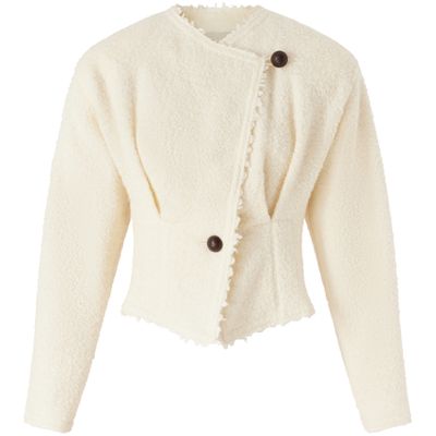 Isabel Marant Suna Buttoned Jacket In White