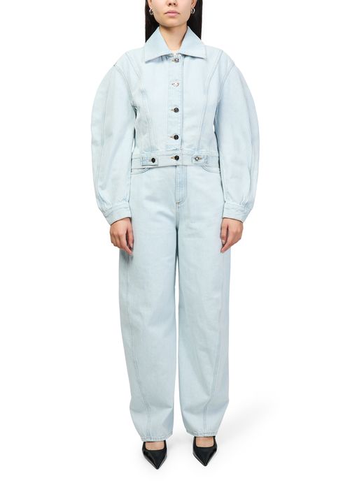 GIVENCHY Back-to-front Cocoon jacket in denim