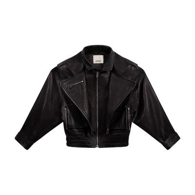 クラシックアビエーター ブルゾン / ソフトラムスキン レディース