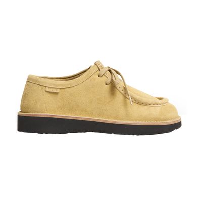 Faro lace up shoes in suede calfskin