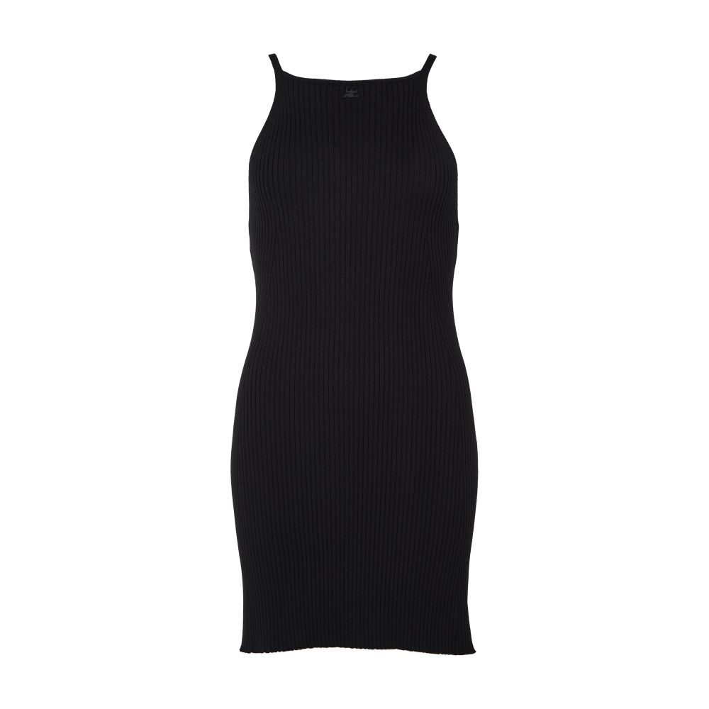 Rib knit A-Line dress thumbnail 4