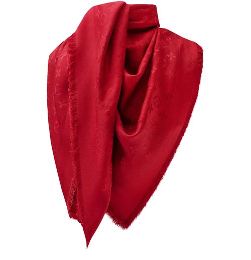 LOUIS VUITTON Châle Monogram Classic