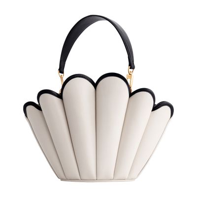 Mlouye Seashell Crossbody Bag In White