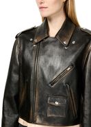 ジャケット・アウター archive Mens miumiu leather jacket riri archive ジャケット・アウター miumiu riri Mens jacket leather