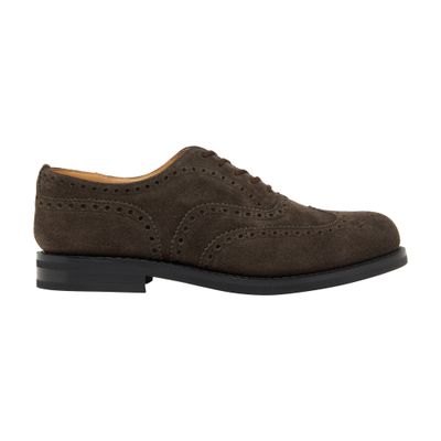 Church's Men's Amersham Wingtip Brogue Suede Oxfords In Brown