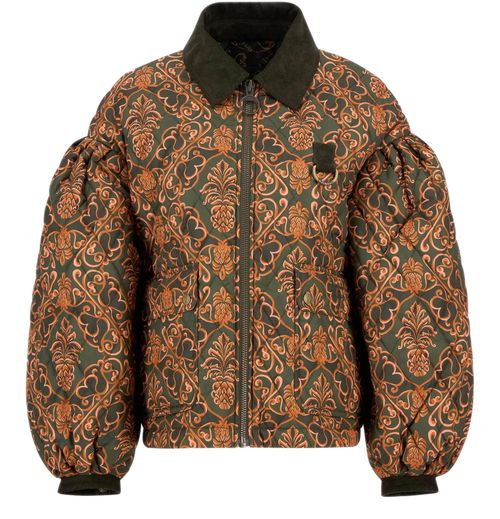 BARBOUR x Farm Rio Luisa quilted jacket