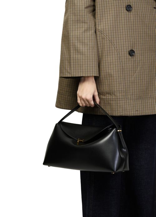 TOTEME T-Lock leather handbag