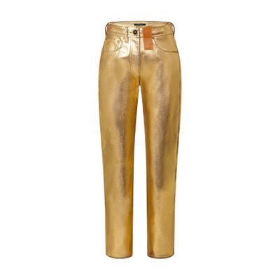 Louis Vuitton Golden Straight-cut Jeans