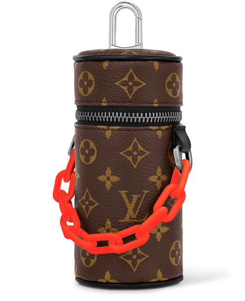 LOUIS VUITTON Monogram Barrel Pouch Bag Charm