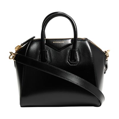 Givenchy Antigona Leather Bag In Black