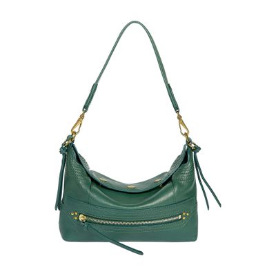 Jérôme Dreyfuss Small Lucky Hobo Bag In Green