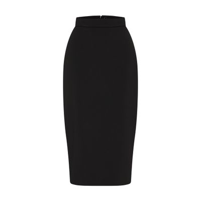 Shop Max Mara Lubiana Pencil Skirt In Black