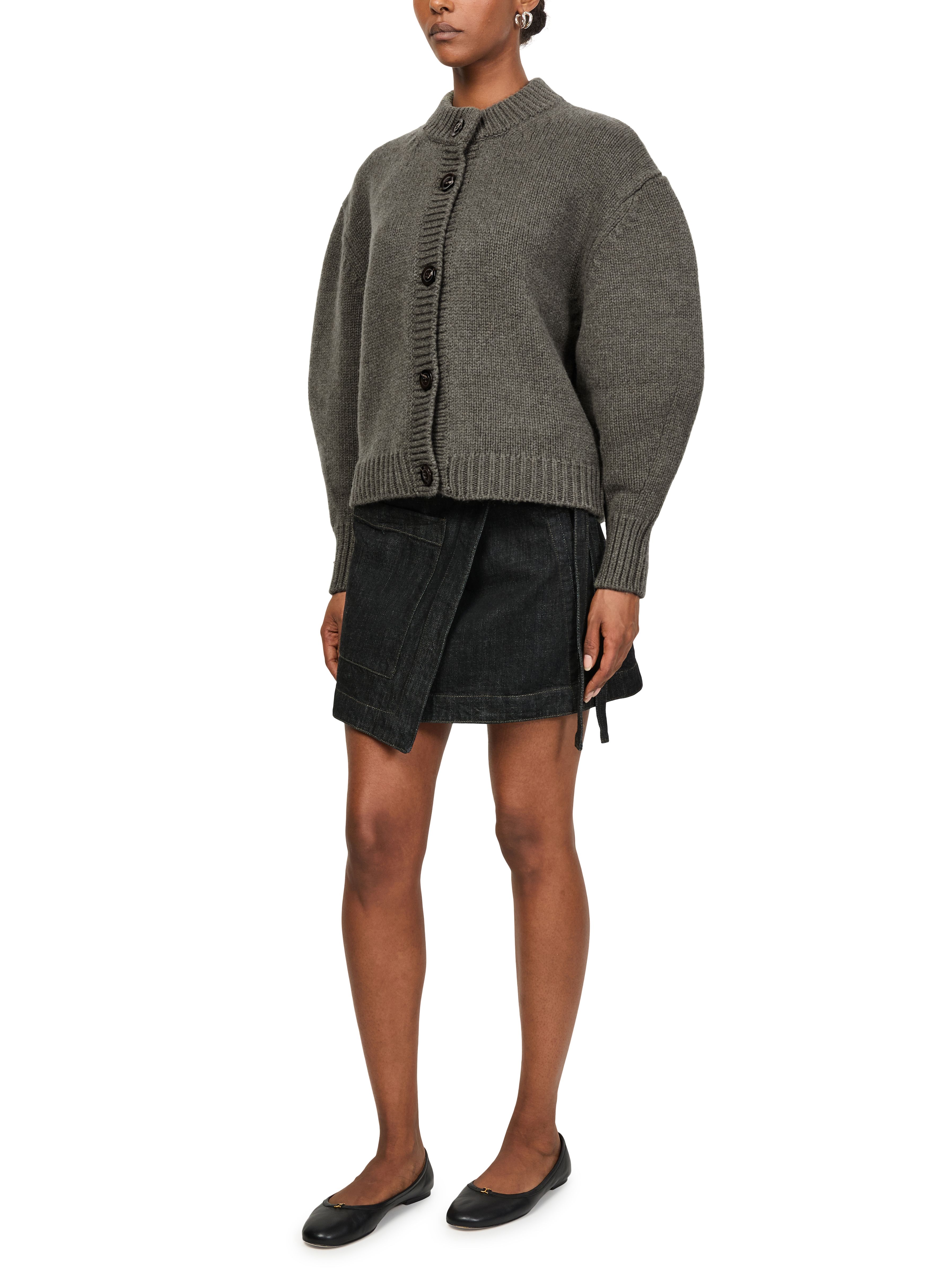 Leonard wool cardigan thumbnail 6
