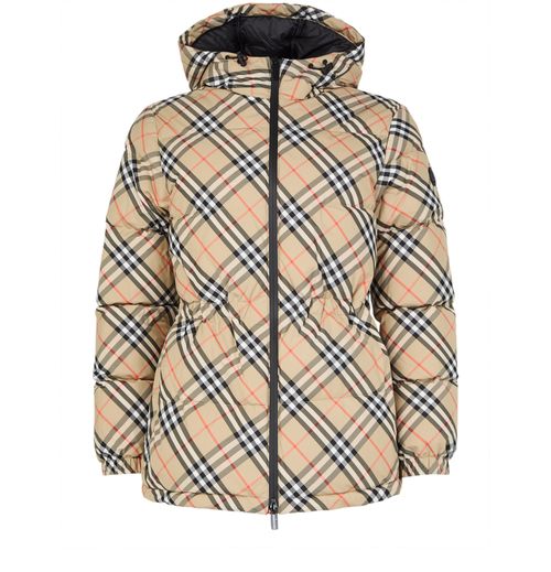 BURBERRY Keswick Check puffer jacket