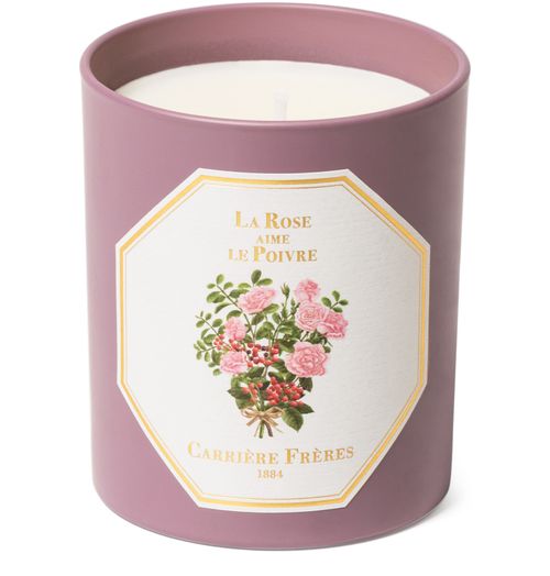CARRIERE FRERES Scented Candle La Rose aime le Poivre - 185 g