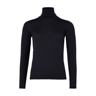 Max Mara Saluto Turtleneck Sweater In Blue