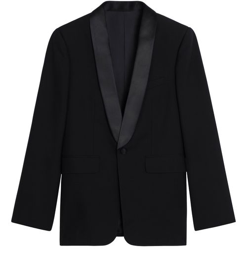 CELINE Classic tux in mohair and silk jacket