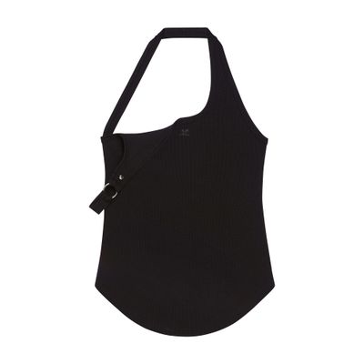 Undressed 90's rib buckle tank top