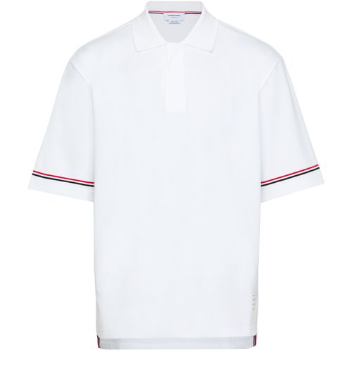 THOM BROWNE Cotton polo