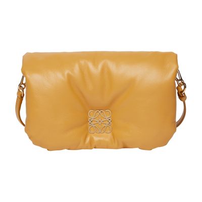 Shop Loewe Goya Puffer Mini Bag In Camel