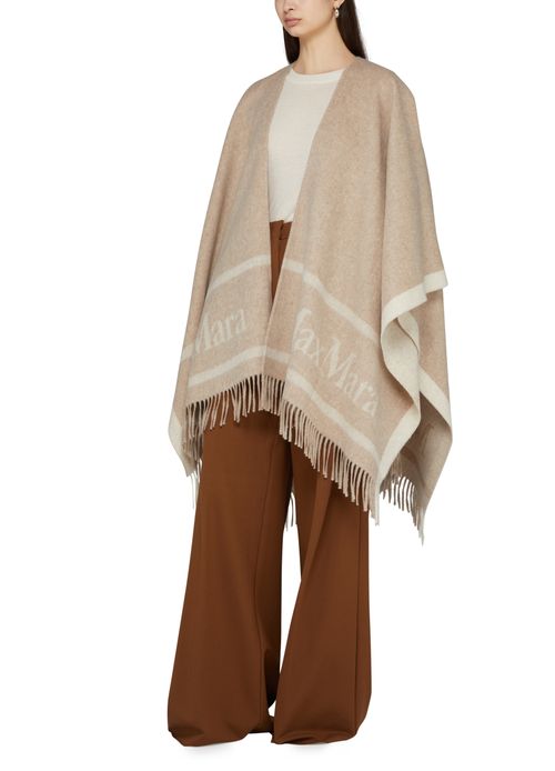 MAX MARA 힐데 로고 판초