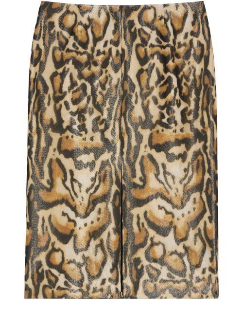 CELINE Hobble skirt in silk georgette