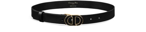 DIOR Ceinture 30 Montaigne en cuir de veau lisse