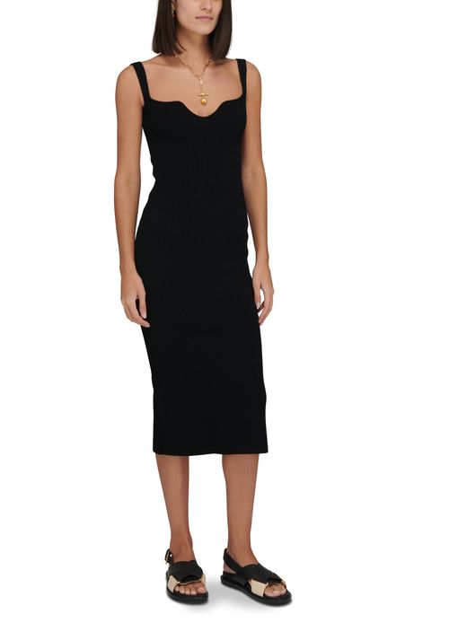 KHAITE Nina midi dress
