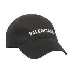 balenciaga logo baseball cap