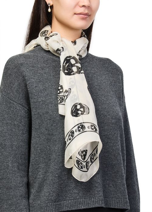 MCQUEEN Foulard Skull