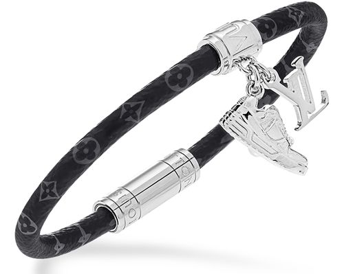 LOUIS VUITTON Bracelet en cuir LV Icon Trainer