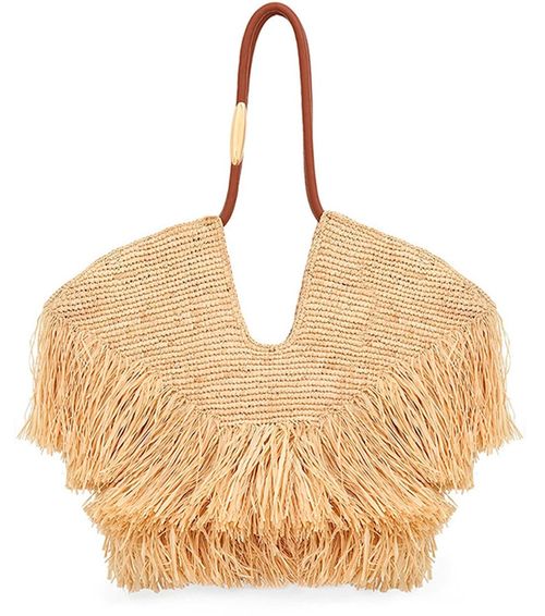 ZIMMERMANN Cabas à franges Goldentime moyen modèle