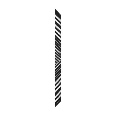 Dolce & Gabbana Striped Silk Headscarf In Black