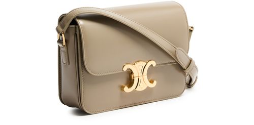 CELINE Teen Triomphe bag in shiny calfskin