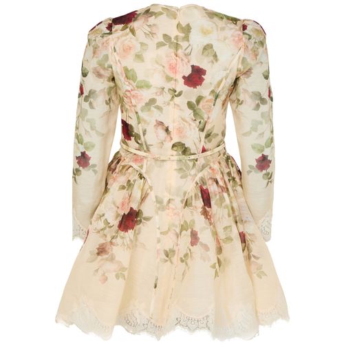 ZIMMERMANN Hypnotic lace trim mini dress
