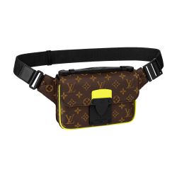 Louis Vuitton S Lock Sling Bag Macassar Monogram Canvas Brown 2474381