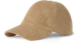 フリースキャップ Vuitton ホワイト/ブラウン Louis