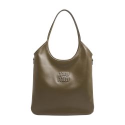 VIP価格SALE★Miu Miu★IVY スエード クロシェ バッグ ☆MIU MIU直営店☆IVY スエード＆クロシェバッグ (MiuMiu/トート