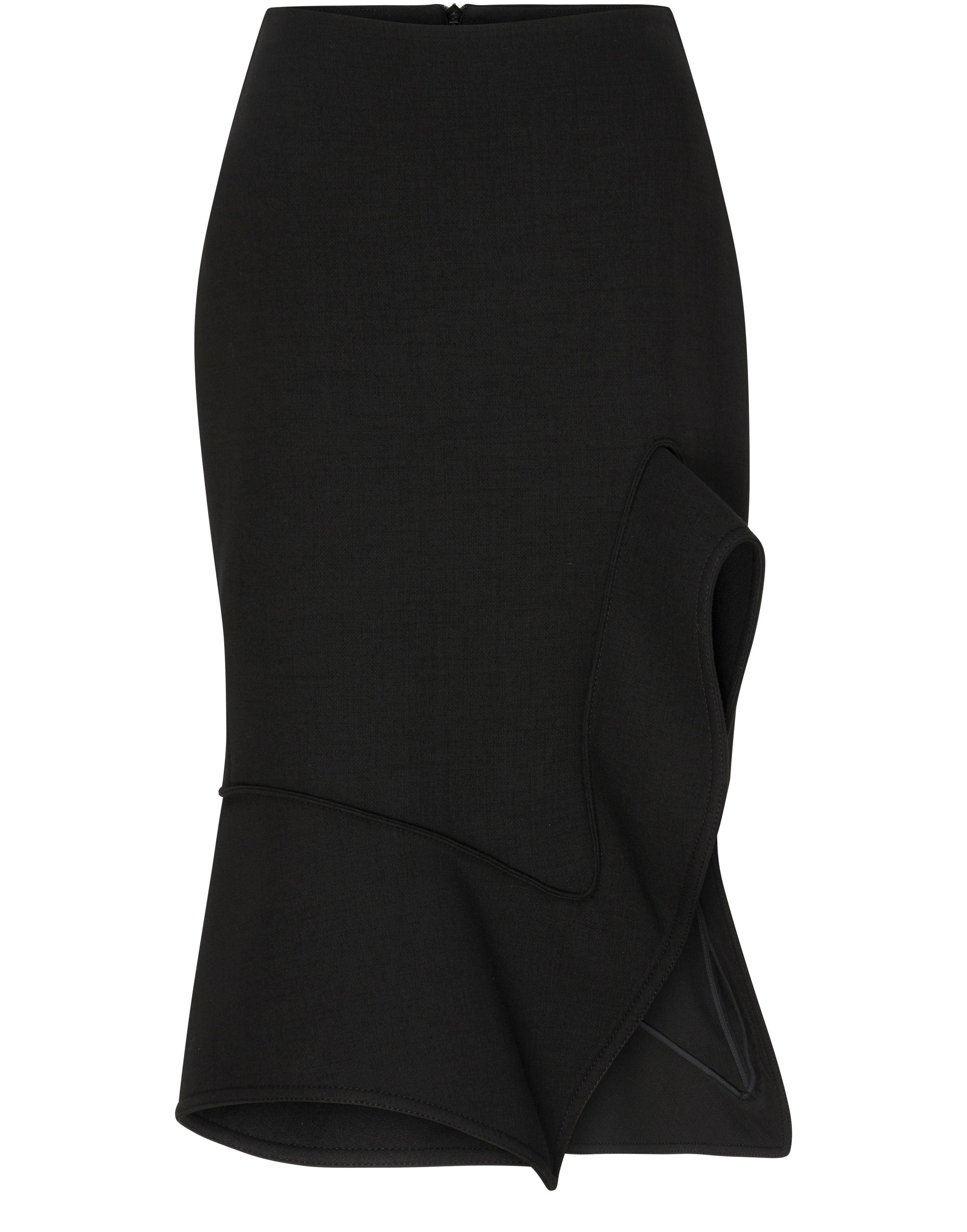 Midi skirt with split