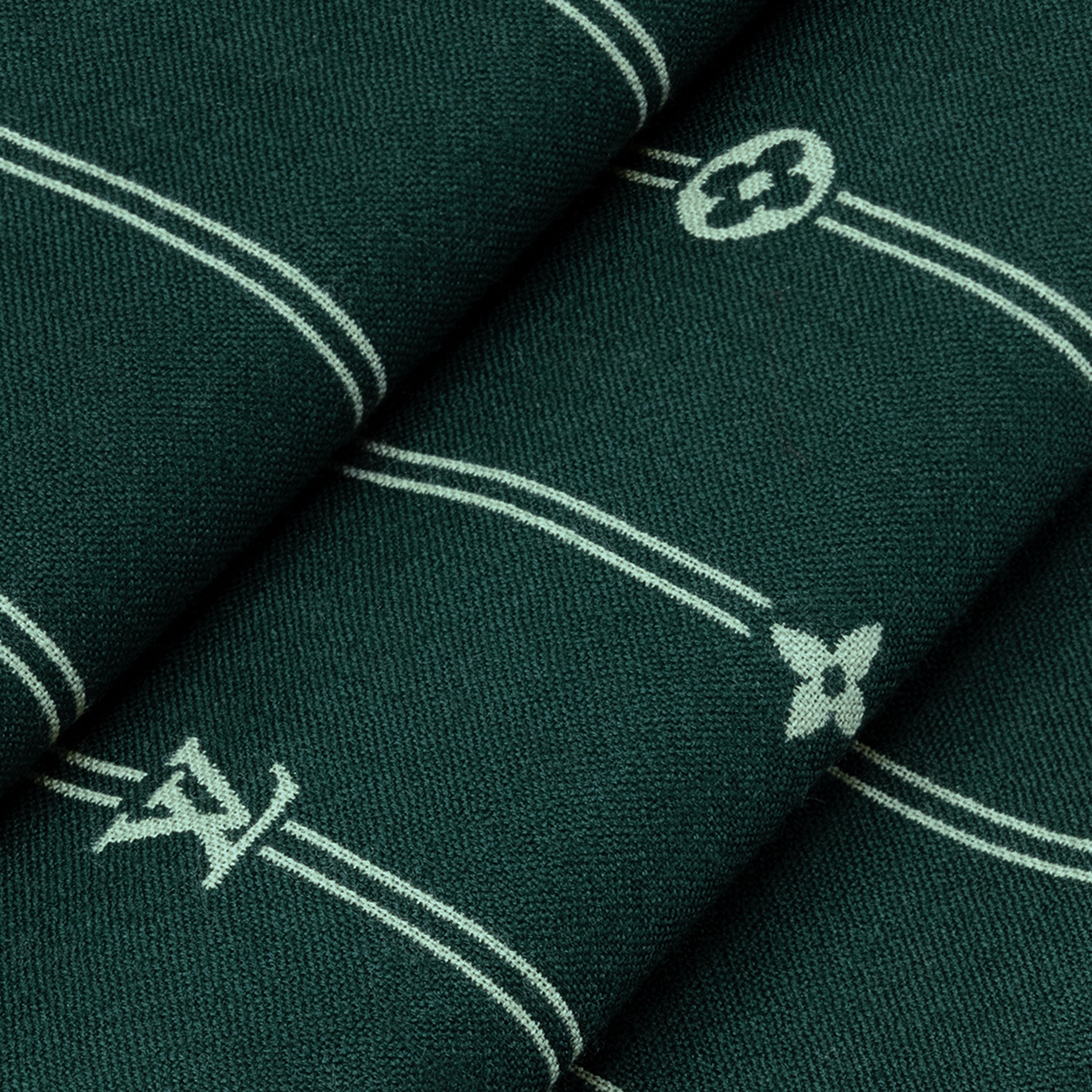 Monogram Stripes Stole thumbnail 3