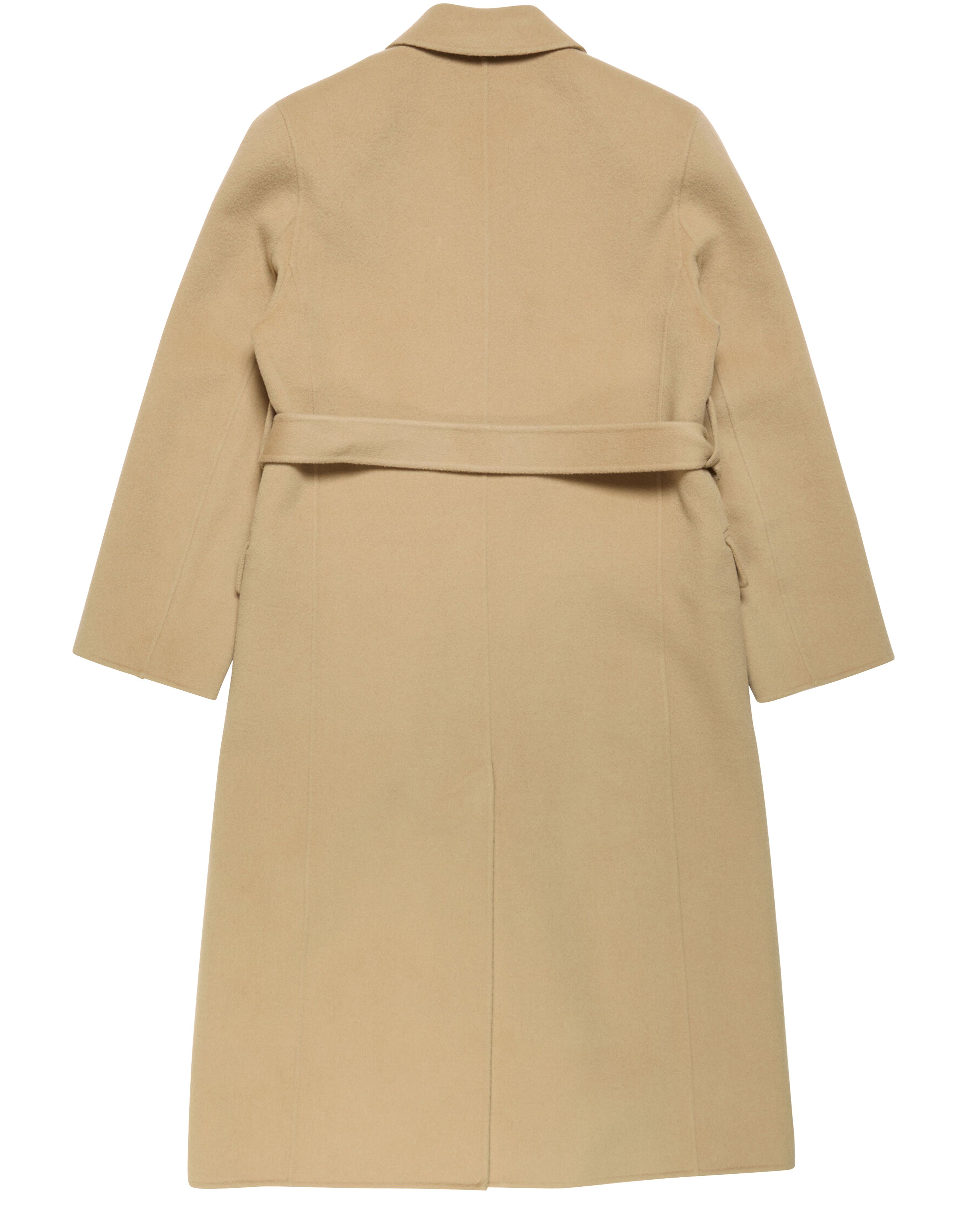Long belted coat in cashmere blend thumbnail 3