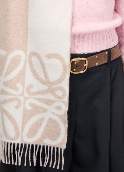 LOEWE Wool and cashmere scarf