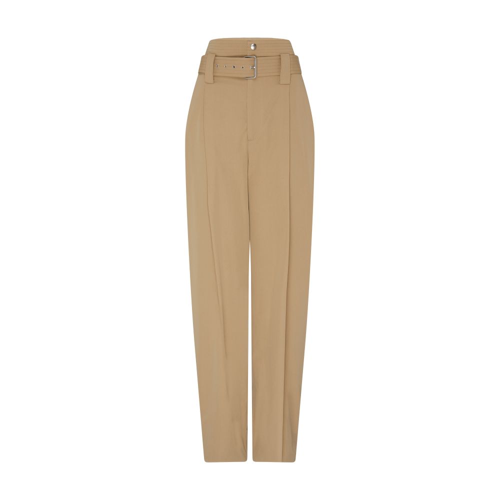 Belted cotton pants thumbnail 7