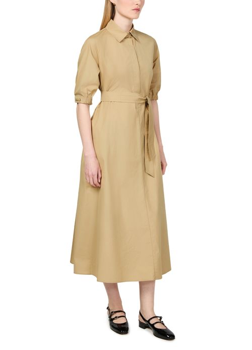 MAX MARA Hoyo cotton poplin maxi shirt dress